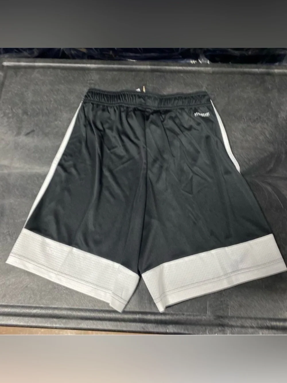Y2K Adidas Men’s Tastigo 19 Shorts Climalite Soccer Black/White Small NWT DP3246
